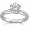 Round 4-Prong Solitaire Mounting | .2 to 2 carat | SKU: 150401