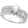 Diamond Bridal Semi Set .63 CTW Engagement Ring Ref 876072