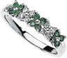 Genuine Emerald and Diamond Ring Ref 463322