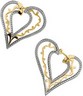 Heart Earrings | 22 x 7.5 mm | SKU: 83992