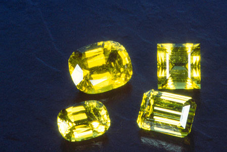 Genuine Yellow Tourmaline Gemstone