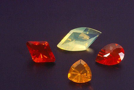 Genuine Fire Opal Gemstone