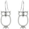 .5 CTW Diamond Owl Earrings Ref 624596