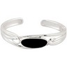 Genuine Onyx Hinged Cuff Bracelet Ref 225106