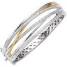 1 CTW Diamond Bangle Bracelet Ref 706351
