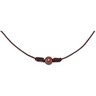 Freshwater Cultured Chocolate Pearl and Leather 18 inch Necklace Ref 463810