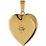 Heart Locket with Diamond Accent Ref 783139