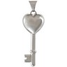 Key and Heart Design Pendant Ref 429181