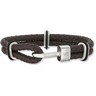 Leather and Stainless Steel Bracelet Ref 704710