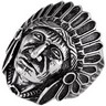 Stainless Steel Indian Head Ring Ref 240865