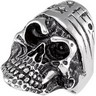 Stainless Steel Skull Ring Ref 717952