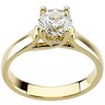 Woven Solitaire Engagement Ring .75 Carat Ref 435962