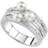 Diamond and Pearl Ring Ref 897750
