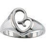 14K Mother's Love Heart Ring | 13 mm | SKU: 5916-13