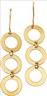 14KY 45 x 10 mm Circle Dangle Earrings | SKU: MF-83420