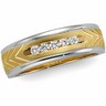 Two Tone Bridal Tapered Duo Diamond Ring Ref 412745