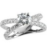 .75 CTW Engagement Ring and .38 CTW Matching Band Ref 518054