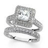 .75 CTW Engagement Ring and .38 CTW Matching Band Ref 969586