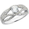 .5 CTW Engagement Ring with Matching Band Ref 683643