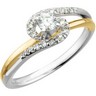 .33 CTW Engagement Ring with Matching Band Ref 373968