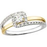 .33 CTW Engagement Ring with Matching Band Ref 330892