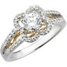 .25 CTW Engagement Ring with Matching Band Ref 522818