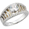 .5 CTW Engagement Ring with Matching Band Ref 773003