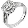 .63 CTW Engagement Ring and .17 CTW Matching Band Ref 698971