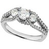 .75 CTW Engagement Ring and .2 CTW Matching Band Ref 362896