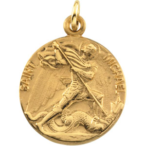 St. Michael Medal | 18 mm | SKU: R45015