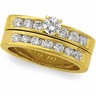 Diamond Wedding Set 12197 - Ladies | 14K yellow gold; 130 pttw diamond | SKU: 12197L
