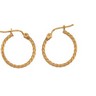 Rope Hoop Earrings | 16 mm | SKU: 19139