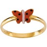 Butterfly Enamel Ring 5mm Wide Ref 351889