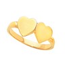 Double Heart Signet Ring Ref 381546