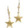 Star Lever Back Dangle Earrings | SKU: 61026
