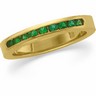 Genuine Emerald Anniversary Band 1.7 or 2.2 mm | SKU: 61570