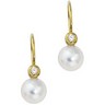 Pearl & Diamond Earrings | SKU: 61621
