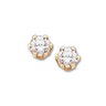 Round Diamond Stud Earrings Ref 596060