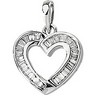 Diamond Heart Pendant .38 CTW Ref 132264