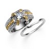 Two Tone Bridal Engagement Ring .75 CTW Ref 314068