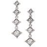 Journey Diamond Earrings .75 CTW Ref 994581