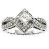 Bridal Engagement Ring .25 CTW Side Diamonds Included Ref 218323