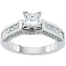 Bridal Engagement Ring 1 CTW Side Diamonds Included Ref 647548