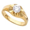 Mens Belcher Diamond Solitaire Ring .5 Carat Ref 710181