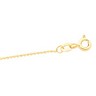 1mm Diamond Cut Solid Bead Chain with Spring Ring Clasp Ref 108389