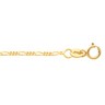 1.25mm Solid Figaro Chain with Spring Ring Clasp Ref 711076