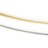 Two Tone Reversible Omega Chain with Push Lock 3mm Ref 628292