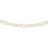 Two Tone Circle Link Chain with Lobster Clasp 9.25mm Ref 603511