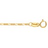 1.5mm Solid Figaro Chain with Spring Ring Clasp Ref 834277