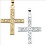 Ornate Greek Cross Pendant Ref 537699